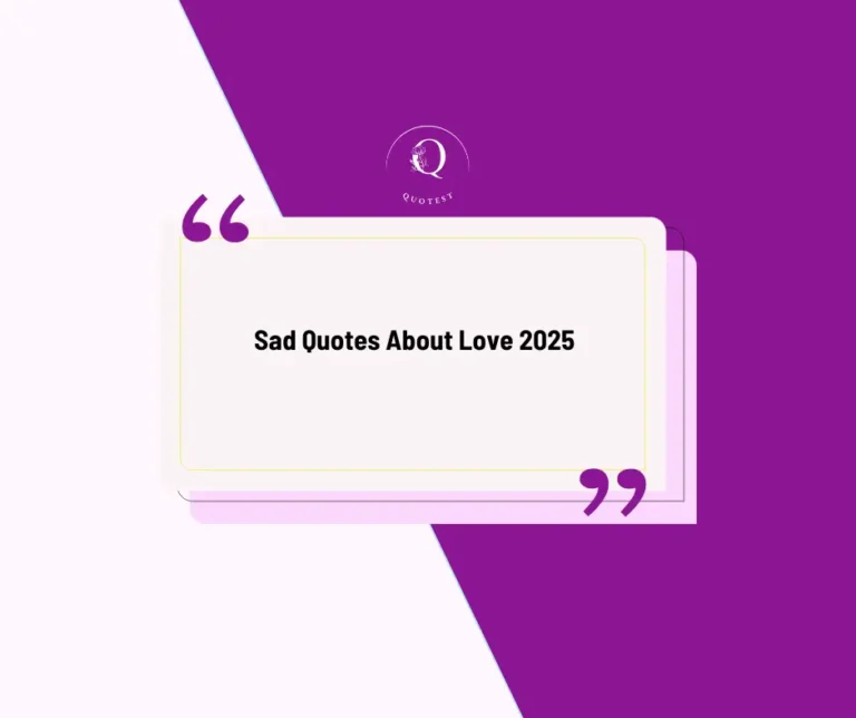 Sad Quotes About Love